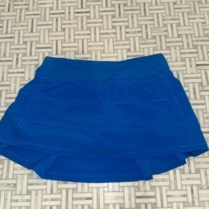lululemon size 4 dark blue pace rival skirt